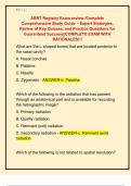 ARRT Registry Exam review &sol;Complete  Comprehensive Study Guide &ndash; Expert Strategies&comma;  Review of Key Quizzes&comma; and Practice Questions for  Guaranteed Success&vert;&vert;COMPLETE EXAM WITH  RATIONALES&excl;&excl;&excl; 