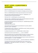 NICET LEVEL 1 QUESTIONS & ANSWERS