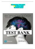 Test Bank for Biopsychology &ndash; 10th Edition by John P&period; J&period; Pinel &vert; Complete Chapter Coverage