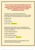 API 635 CERTIFICATION EXAM NEWEST 2025&sol; 2026  ACTUAL EXAM COMPLETE 250 QUESTIONS AND  CORRECT DETAILED ANSWERS WITH RATIONALES  &lpar;VERIFIED ANSWERS&rpar; &vert;ALREADY GRADED  A&plus;&vert;&vert;BRAND NEW EXAM&excl;&excl;&excl; 