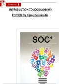 Full Test Bank &ndash; Introduction to Sociology&comma; 6th Edition by Nijole Benokraitis