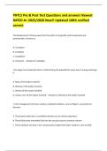 PHTLS Pre & Post Test Questions and answers Newest RATED A&plus; 2025&sol;2026 New&excl;&excl; Updated 100&percnt; verified correct 