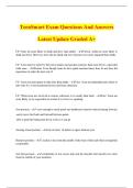 TeenSmart Exam Questions And Answers Latest Update Graded A&plus;