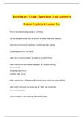 TeenSmart Exam Questions And Answers Latest Update Graded A&plus;