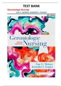 Gerontologic Nursing Test Bank 6th Edition &vert; Meiner & Yeager