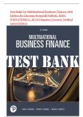 Test Bank for Multinational Business Finance 16th Edition By &lpar;Eiteman&sol;Stonehill&sol;Moffett&rpar;&comma; ISBN&colon; 9780137496013&comma; All 18 Chapters Covered&comma; Verified Latest Edition