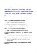 Hootsuite Certification Exam and Practice Questions &vert; 2025&sol;2026 &vert; Latest Verified Actual Exam with 100&percnt; Correct Answers &vert; Graded A&plus;