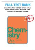 Test Bank for Chemistry&colon; Atoms First 2nd Edition by OpenStax &lpar;All Chapter Covered  1-21&rpar; Latest 2026