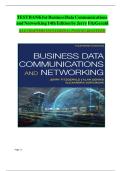 TEST BANK For Business Data Communications and Networking&comma; 14th Edition by FitzGerald&comma; Dennis&comma; Durcikova &vert; Verified Chapter's 1 - 12 &vert; Complete