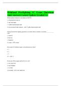 Wildland Firefighting S-130 Module 1 &lpar;Preparedness&comma; ICS&comma; & Resources&rpar; Exam Questions And Answers Latest Update Graded A&plus;