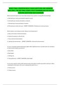 NR302 FINAL COMPREHENSIVE EXAM QUESTIONS AND ANSWERS 2025-2026 NR 302 FINAL EXAM