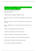 Wildland Firefighting S-190 Exam Questions Answers Latest Graded A&plus;