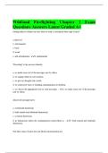 Wildland Firefighting Chapter 1 Exam Questions Answers Latest Graded A&plus;