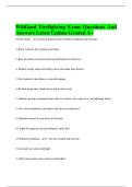 Wildland Firefighting Exam Questions And Answers Latest Update Graded A&plus;