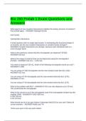 Bio 200 Prelab 1 Exam Questions and Answers