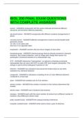 BIOL 200 FINAL EXAM QUESTIONS WITH COMPLETE ANSWERS