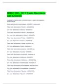  BMSC 200 - CH 3 Exam Questions and Answers