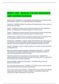 BMSC 200 - Module 3 Exam Questions with Verified Answers