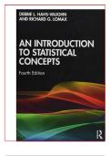 Solutions Manual for An Introduction to Statistical Concepts&comma; 4th Edition by Debbie Hahs-Vaughn & Richard Lomax &vert; Walden University Edition &vert; Complete All Chapters with Answers Included