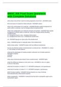BMSC 200 Final Exam Questions with Complete Solutions