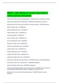 BMSC 200 Midterm Exam Questions with Correct Answers