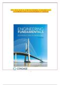 Solutions Manual for Engineering Fundamentals&colon; An Introduction to Engineering&comma; 6th Edition by Saeed Moaveni &vert; Purdue University Edition &vert; Complete Verified Solutions