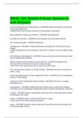 BMSC 200 Module 8 Exam Questions and Answers