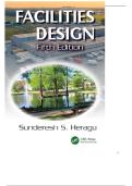 Solutions Manual for Facilities Design&comma; 5th Edition by Sunderesh Heragu &vert; Georgia Institute of Technology Edition &vert; Complete Verified Solutions