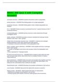 BMSC 200 Quiz 4 with Complete Answers
