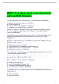 BMSC 210 Midterm &num;1 Exam Questions with Verified Answers