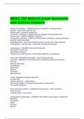 BMSC 220 Midterm Exam Questions with Correct Answers