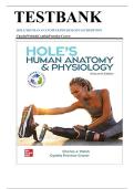 Test Bank for Hole&rsquo;s Human Anatomy & Physiology&comma; 16th