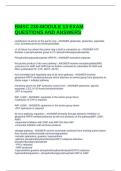 BMSC 230-MODULE 13 EXAM QUESTIONS AND ANSWERS
