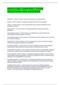 PSYCH 302- CHAPTER 7 EXAM QUESTIONS AND ANSWERS