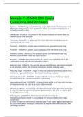 Module 7 - BMSC 200 Exam Questions and Answers
