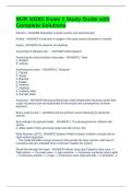 NUR 1020C Exam 1 Study Guide with Complete Solutions