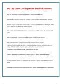 Nu 131 Exam 1 with precise detailed answers 