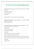 NU 150 - Test 2 with verified detailed solutions