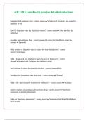 NU 150 Exam 4 with precise detailed solutions