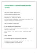 IAM and AWS CLI Quiz with verified detailed answers