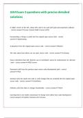 IAM Exam 3 questions with precise detailed solutions