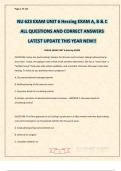 NU 623 EXAM UNIT 6 Herzing EXAM A&comma; B & C ALL QUESTIONS AND CORRECT ANSWERS LATEST UPDATE THIS YEAR NEW&excl;&excl; 