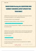 NU623 EXAM Herzing ALL QUESTIONS AND CORRECT ANSWERS LATEST UPDATE THIS YEAR NEW&excl;&excl; 
