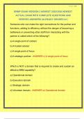 BRMP EXAM VERSION 2 NEWEST 2025&sol;2026 NEWEST ACTUAL EXAM WITH COMPLETE QUESTIONS AND VERIFIED ANSWERS &vert;ALREADY GRADED A&plus;&vert; 