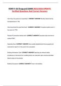 FDNY F-03 fireguard EXAM 2025&sol;2026 UPDATE Verified Questions And Correct Answers