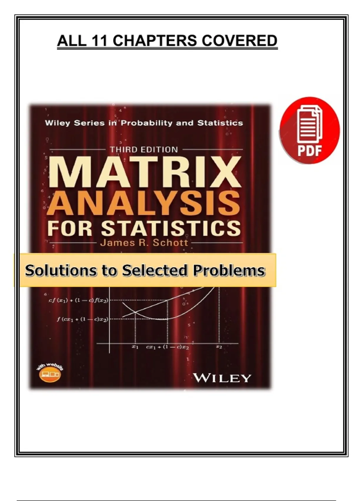 Solutions to Selected Problems – Matrix Analysis for Statistics (3rd Ed ...