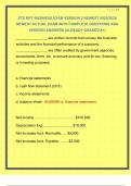 ETS MFT BUSINESS EXAM VERSION 2 NEWEST 2025&sol;2026 NEWEST ACTUAL EXAM WITH COMPLETE QUESTIONS AND VERIFIED ANSWERS &vert;ALREADY GRADED A&plus;&vert; 