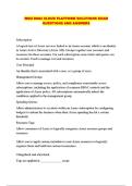WGU D084 CLOUD PLATFORM SOLUTIONS EXAM QUESTIONS AND ANSWERS