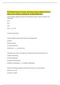 PCE WRITTEN EXAM PREP &vert;Questions &lpar;Latest Updated Version&rpar; With Correct Answers &vert;Already A&plus; Graded &lpar;100&percnt; Pass&rpar;
