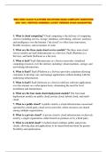  WGU D084 CLOUD PLATFORM SOLUTIONS EXAM COMPLETE QUESTIONS AND 100&percnt; VERIFIED ANSWERS LATEST VERSION &lpar;PASS GUARANTEE&rpar;